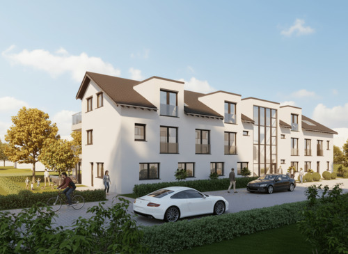 Frontansicht - Exklusive Wohnung mit eigenem Eingang, barrierefrei, Südterrasse u. Tiefgarage