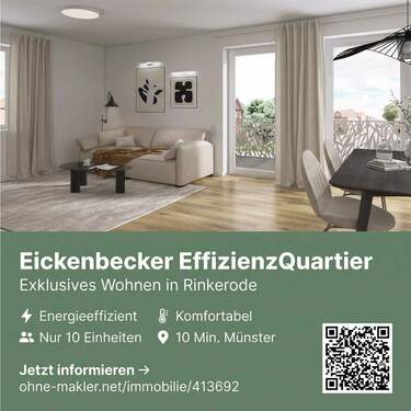 www.effizienzquartier.com - 3 Zimmer Etagenwohnung zur Miete in Drensteinfurt