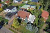 Schrägansicht - 8 Zimmer Einfamilienhaus in Groß Pankow (Prignitz)