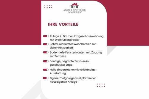 Ihre Vorteile! - 2 Zimmer Etagenwohnung in Niendorf