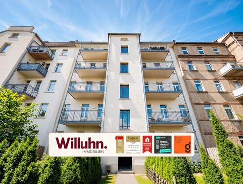 sanierte 3-Zimmer Wohnung - Sanierte 3-Zimmer Wohnung I Denkmalschutz I Balkon I Aufzug I Badewanne & Dusche