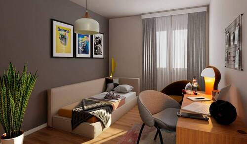 Hier ist Platz für Fantasie, Bücher und Lieblingsspielzeug - 