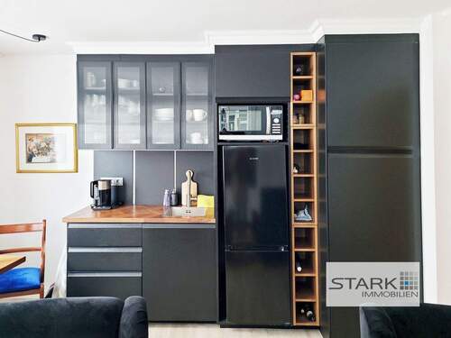 Küche mit EBK.jpg - 1 Zimmer Etagenwohnung zum Kaufen in Bad Mergentheim