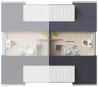 DHDuett125 - Grundriss Spitzboden rechts - 