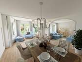 Visualisierung Einrichtungsbeispiel Wohnzimmer - 