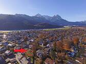 Lage (Pfeil) - Grundstück in Garmisch-Partenkirchen