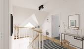 Offener Flur im Dachgeschoss - 