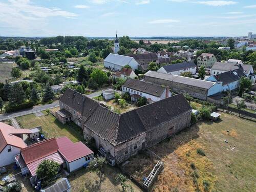 Blick Richtung Süd-Ost - Bauernhaus, Landhaus mit 400,00 m² in Riesa / Gröba zum Kaufen
