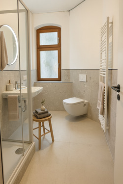 Badezimmer Visualisiert - Etagenwohnung in Nürnberg