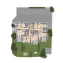 Außenanlagenplan mit Stellplätzen und Carports - 3 Zimmer Etagenwohnung in Roth
