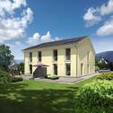 DH Aura 125 - Gartenansicht - 5 Zimmer Doppelhaushälfte zum Kaufen in Großrudestedt