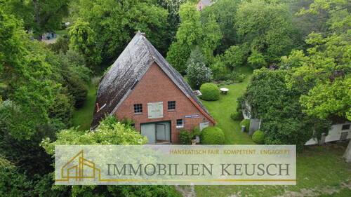 Ansicht Haupthaus & Stall - 5 Zimmer Mehrfamilienhaus, Wohnhaus zum Kaufen in Breddorf