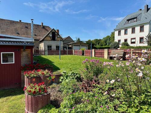 Garten - Einfamilienhaus mit 160,00 m² in Mittweida zum Kaufen