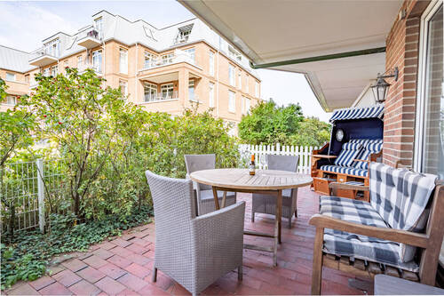 Terrasse - Dem Meer ganz nah - Erdgeschosswohnung mit großer Terrasse