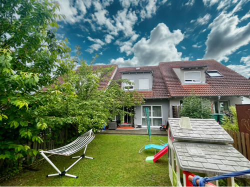 Gartenseite - 5 Zimmer Reihenmittelhaus zum Kaufen in Bruchsal