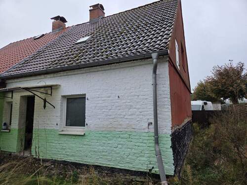 Ansicht Hinterfront m. Zufahrt - 3 Zimmer Doppelhaushälfte in Leopoldshagen