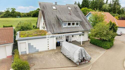 Außenansicht Drohne 2 - 6 Zimmer Einfamilienhaus in Löffingen