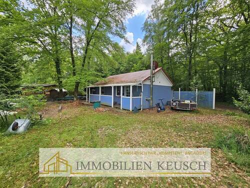 Ansicht von der Einfahrt - Energieeffizienzträumchen & Waldschlösschen in der Natur! Ihr neues Ferienhaus auf Pachtgrundstk