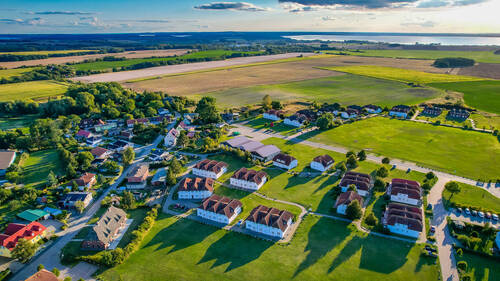 Luftbild - Weitblick zum Jasmunder Bodden - 