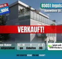 ++VERKAUFT++ 2 ZKB mit KfW 100.000€-Darlehen - Ingolstadt