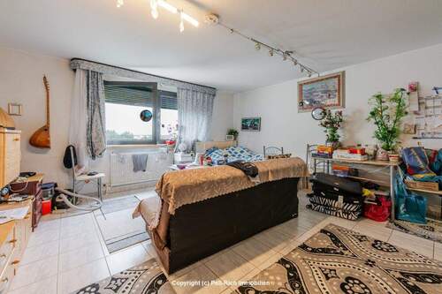 Wohnraum - 1 Zimmer Etagenwohnung in Linkenheim-Hochstetten