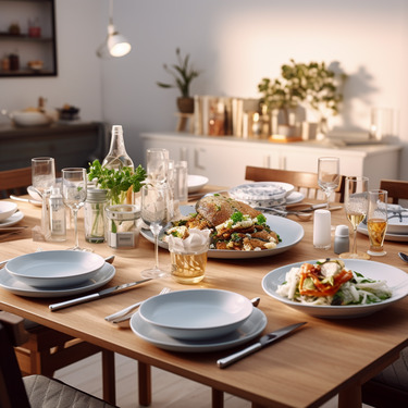 Offener Wohn-Koch-Essbereich für gem. Momente - 2 Zimmer Terrassenwohnung in Erlangen
