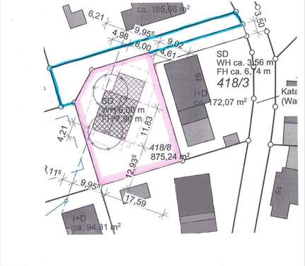 Lage des Grundstücks - 