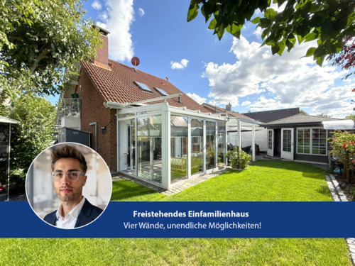 Gartenansicht - Vier Wände, unendliche Möglichkeiten!