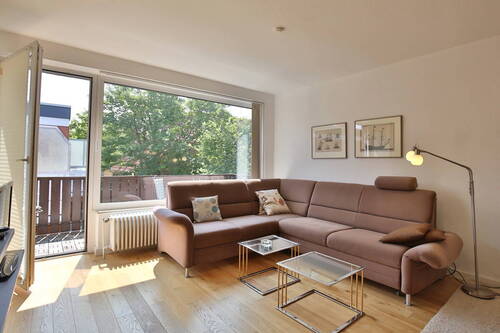 Wohnzimmer - Klein und fein mit Balkon am Wahrzeichen von Wangerooge