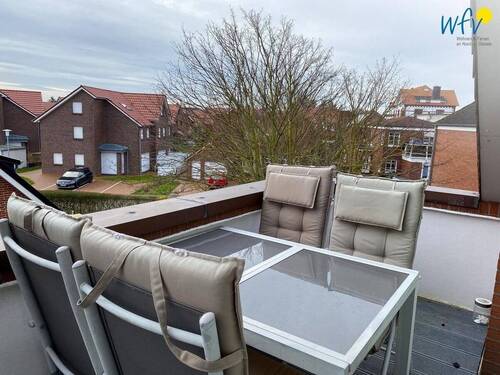 Balkon - Etagenwohnung mit 56,00 m&sup2; in Borkum zum Kaufen
