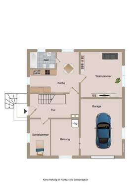 Wohnung 1 - Souterrian - 