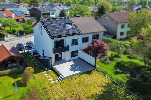 Außenansicht Süd-West - 6 Zimmer Doppelhaushälfte zum Kaufen in Bruckmühl