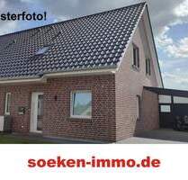 Neubaudoppelhaushälfte - noch mit erheblichen Gestaltungsmöglichkeiten! **JG2510** - Aurich Schirum