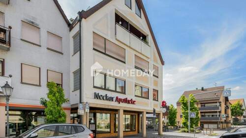 Außenansicht 2 - 1 Zimmer Mehrfamilienhaus, Wohnhaus zum Kaufen in Gemmrigheim