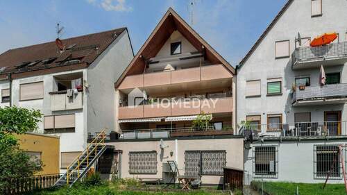 Außenansicht 3 - 1 Zimmer Mehrfamilienhaus, Wohnhaus in Gemmrigheim