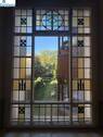 historische Originalfenster im Treppenhaus - 