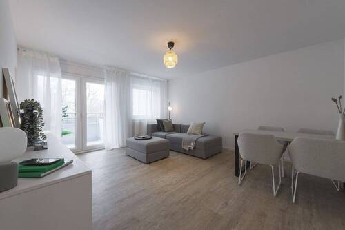 Wohnzimmeransicht - 2 Zimmer Etagenwohnung zur Miete in Berlin
