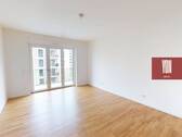 Ansicht II: Wohn- und Esszimmer mit offenem Küchenbereich - 2 Zimmer Etagenwohnung zur Miete in Berlin