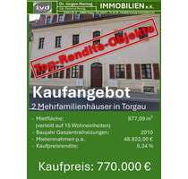 2 Mehrfamilienhäuser mit 15 Wohneinheiten, in Torgau