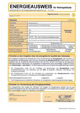 Energieausweis - 