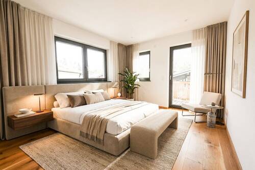 Schlafzimmer - Etagenwohnung mit 107,40 m&sup2; in Schönau am Königssee zum Kaufen