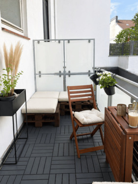 Balkon sanierte Wohnung - 