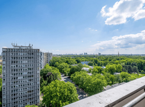 Ausblick vom Balkon - 