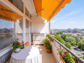 Visualisierung: Balkon - Architekturikone mit spektakulärer Aussicht: 4-Zimmer-Wohnung im Hansaviertel - (fast) ganz oben!