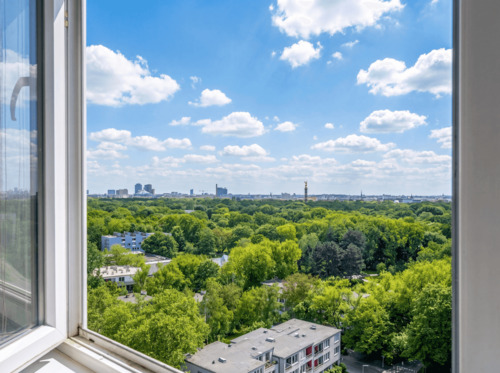 Ausblick aus dem Südzimmer - Etagenwohnung mit 101,30 m&sup2; in Berlin zum Kaufen