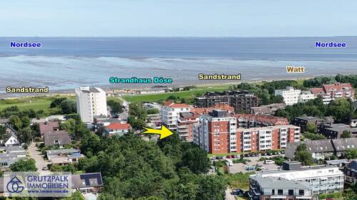 so nah zum Nordsee-Sandstrand - 