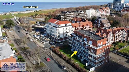 kurzer Fußweg zum Strandzugang - Etagenwohnung mit 43,00 m² in Cuxhaven zum Kaufen