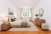 Schlafzimmer - 3 Zimmer Etagenwohnung zum Kaufen in Berlin