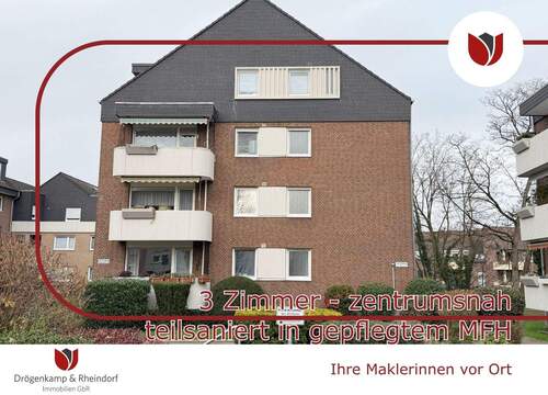 Großer Balkon mit Blick ins Grüne - 3 Zimmer Etagenwohnung in Leichlingen