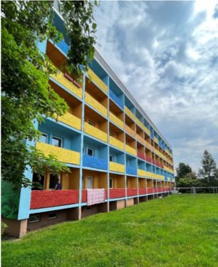 Außenansicht Objekt - Traumhafte 3-Raum-Wohnung mit 3 Balkonen und 2 Bädern